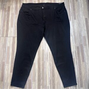 Kut from the Kloth Women's Black Skinny Jeans Plus Size 24W NWT